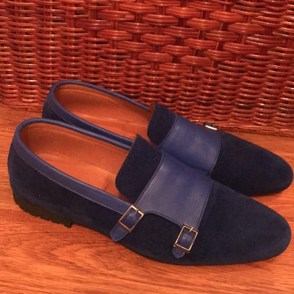 Isotti Royal Blue leather loafers - Picture 4 of 6